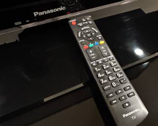 Panasonic TV with remote