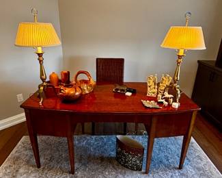 Thomasville desk with Ethan Allen chair