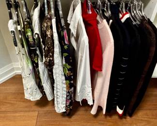 Women's Clothing (Small amount o women's clothing available) Sizes XS,Small 2-4 BCBG, BEBE, Brooks Brothers, Laundry, LL Bean, Michael Kors, Nordstrom's, Preston & York ladies coat, and Ted Baker Handbags