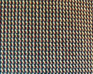 Details of dining chair upholstery