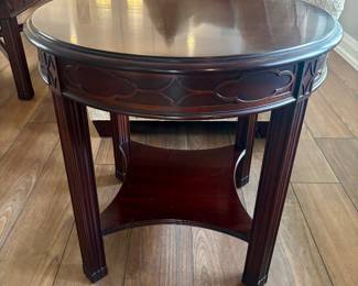 Henkel Harris Mahogany occasional table (PAIR)