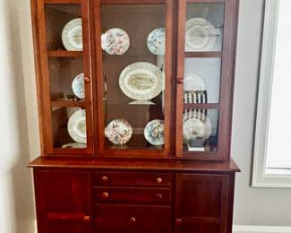 Drexel Studio lighted display cabinet
