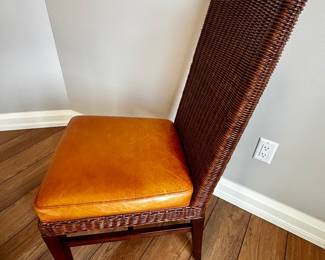 Side view of side/desk chair Ethan Allen
