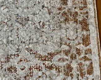 Area rug very pretty greys to golds!