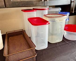 Pantry containers and organizers