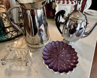 Towle and fun chrome serving pieces