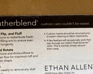 Manufacturers label Ethan Allen