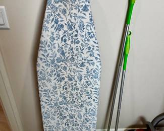 ironing board and swifters