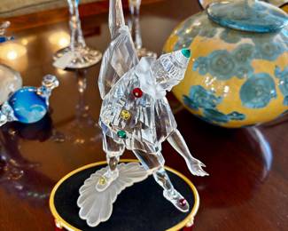 Swarovski crystal clown