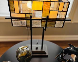 Tiffany style lamp