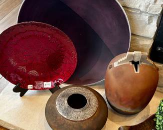 Raku Pottery and decorative accessories