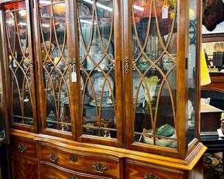 Lighted China Cabinet by Bassett 