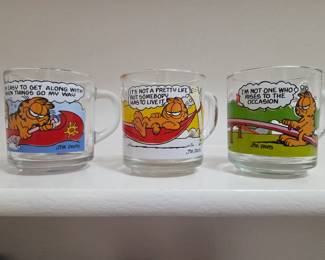 Vintage Garfield Coffee Cups