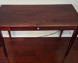 Slim Desk with slide out keyboard platform 