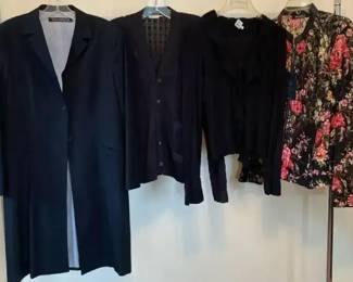 Armani and Tahari pieces