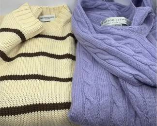 Cashmere sweaters