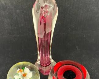 Murano like glass pieces