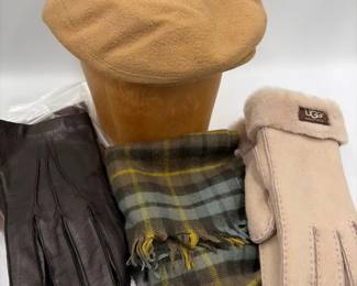 Cashmere and leather