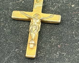 14K crucifix