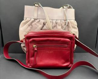 Moschino and Henri Bendel handbags