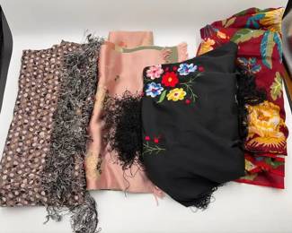 Silk and Cotton scarves