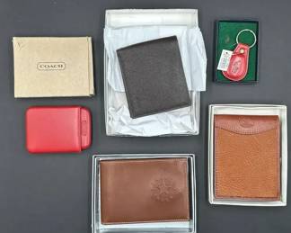 Coach leather accessory