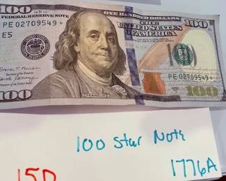 $100 Star Note
