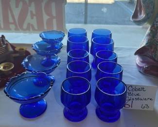Cobalt Blue Glassware