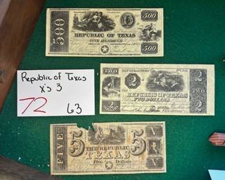 Republic of Texas Notes