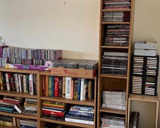 cds, dvds, magazines, books, tapes