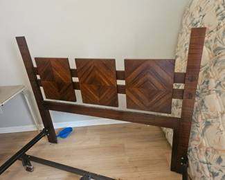 Brutalist queen size headboard $200 just the headboard no frame,