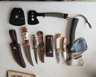 These knives are leftover from last week's estate sale