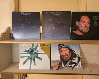 Various vintage Willie Nelson albums $5 each