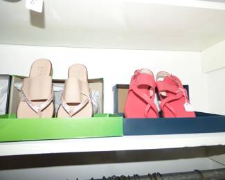 LADIES DESIGNER SANDALS INCLUDING TALBOTS, ETC