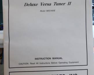 NEW IN BOX MFJ ENTERPRISE DELUXE VERSA TUNER II MODEL MFJ-949E