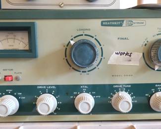 HEATHKIT MODEL DX60  AMATEUR RADIO TRANSMITTER WITH ASSEMBLY MANUAL