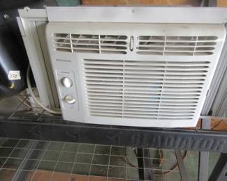 One of two working window a/c units
