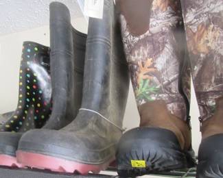 New rubber boots
