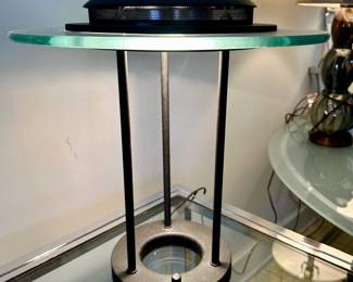 MCM Sonneman Saturn table lamp.