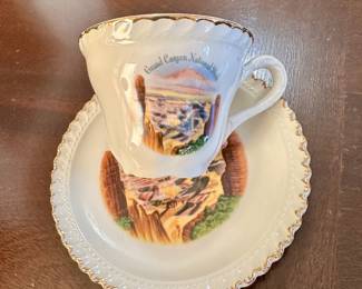 Miniature travel souvenir tea cup.