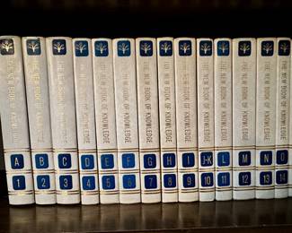 New Book of Knowledge encyclopedia.  Complete set.