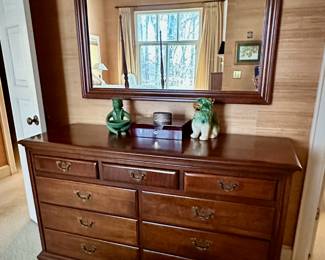 Vintage Link-Taylor dresser and matching mirror.