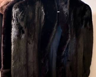 Fur coats...synthetic and natural.