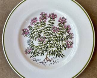 Tiffany & Co "Herbs" plate.  Four available each showing a different herb.