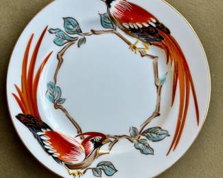 Fitz & Floyd Faisan Rouge plates (two available)