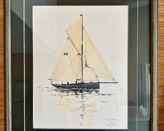 Jim Wilshire's Jolie Brise watercolor.