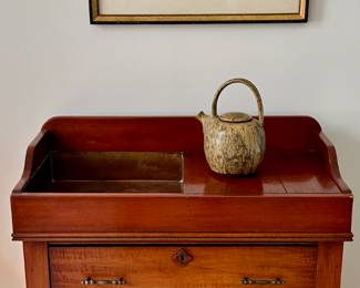 Antique dry sink.