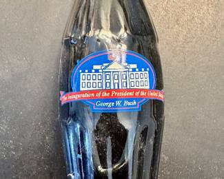 George W Bush inaugural Coke bottle.