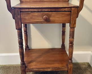 Antique washstand.