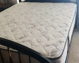 Full size bed with maple head and footboards